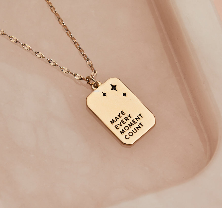 Every Moment Necklace in Gold