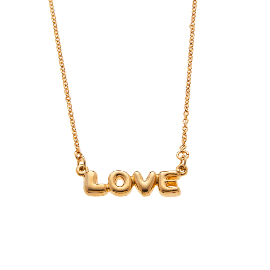 Forever Love Necklace in Gold