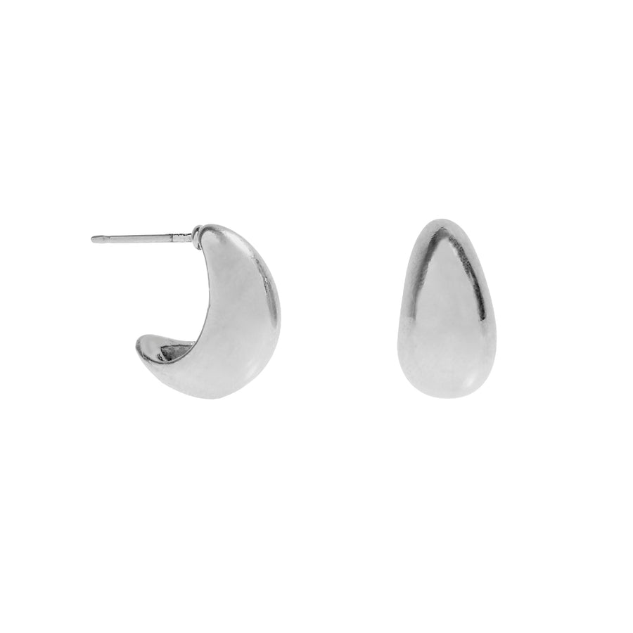 Teardrop Earrings in Silver