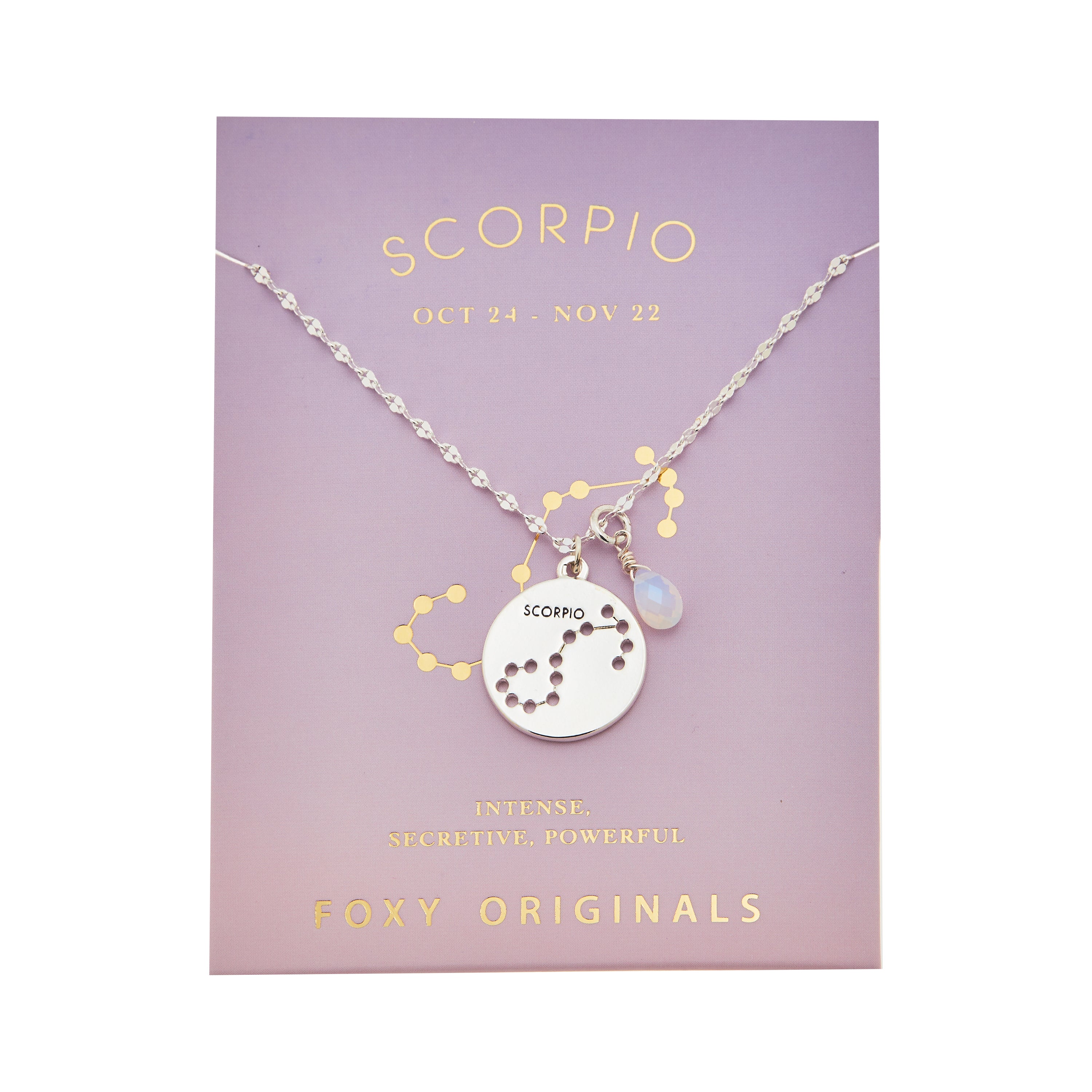 Scorpio necklace discount sterling silver