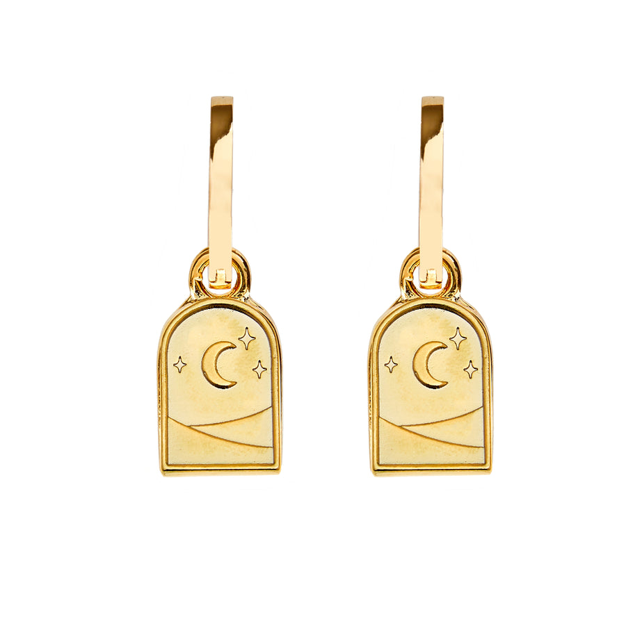 Luna Earrings in Gold