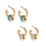 Ada Mix & Match Charm Earrings in Gold