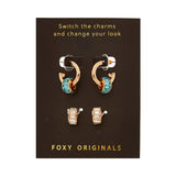 Ada Mix & Match Charm Earrings in Gold