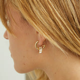 Ada Mix & Match Charm Earrings in Gold