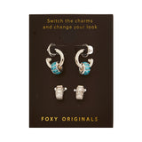 Ada Mix & Match Charm Earrings in Silver