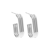 Alexa Earrings in Silver