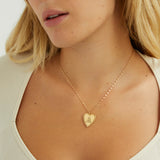 All You Need Heart Necklace in Gold