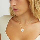 All You Need Heart Necklace in Silver