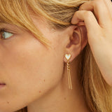 Amour Earrings in Gold