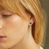Amour Earrings in Silver