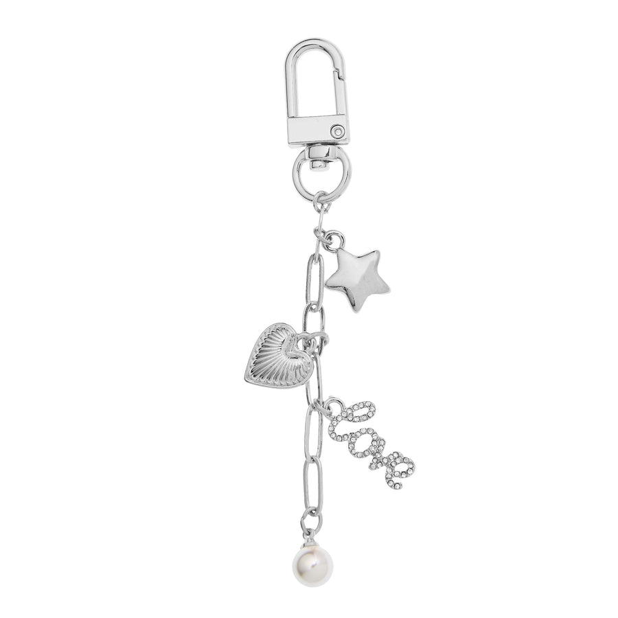 Bella Bag Charm in Silver