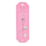 Lucky Bag Charm in Silver
