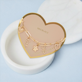 Bella Charm Necklace in Gold