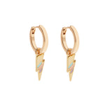 Bolt Earrings in Gold