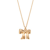 Bow Necklace in Gold