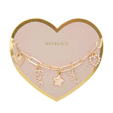 Bella Charm Necklace in Gold