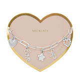 Bella Charm Necklace in Silver