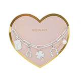 Lucky Charm Necklace in Silver