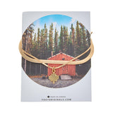 Maple Leaf Adjustable Bracelet in Gold