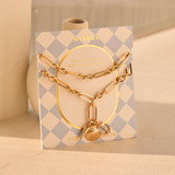 Seaside Necklace in Gold