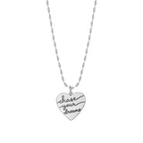 Chase Your Dreams Necklace in Silver