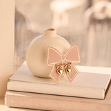 Bow Drop Earrings in Gold