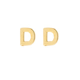 Monogram Earring Set D in Gold