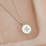 Enjoy Life Necklace in Silver