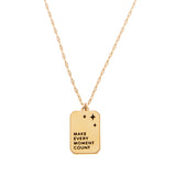 Every Moment Necklace in Gold
