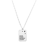 Every Moment Necklace in Silver
