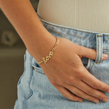 Find Your Love Bracelet in Gold