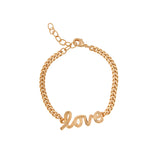 Find Your Love Bracelet in Gold