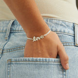 Find Your Love Bracelet in Silver
