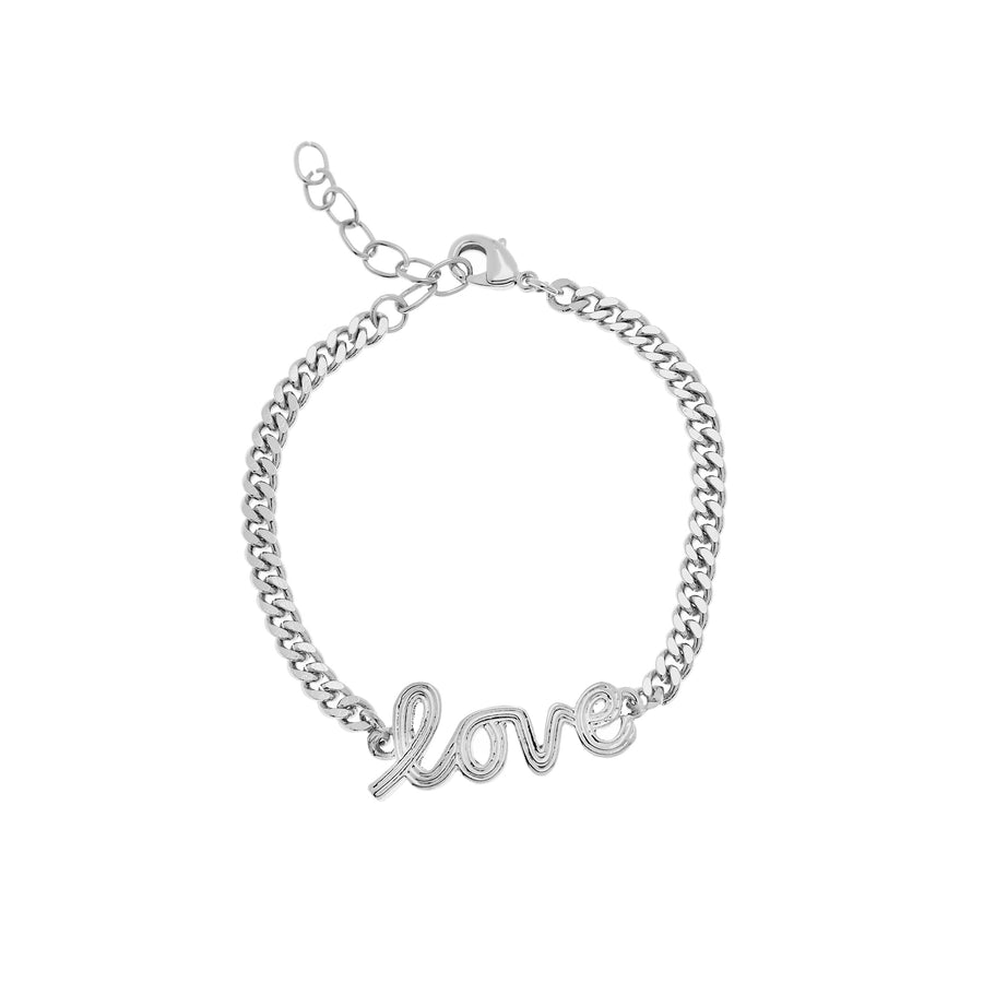 Find Your Love Bracelet in Silver