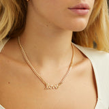 Find Your Love Necklace in Gold