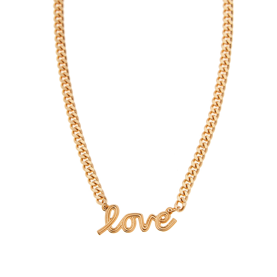Find Your Love Necklace in Gold