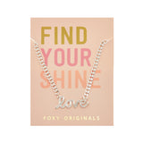 Find Your Love Necklace in Silver