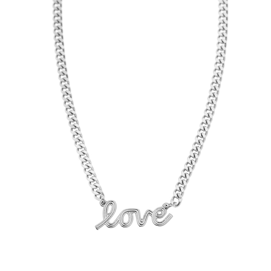 Find Your Love Necklace in Silver