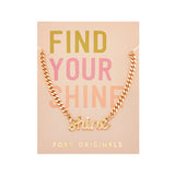 Find Your Shine Necklace in Gold