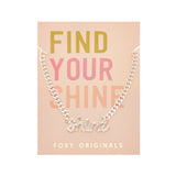 Find Your Shine Necklace in Silver