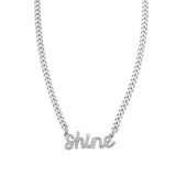 Find Your Shine Necklace in Silver
