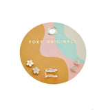 Fleur Earring Set in Gold