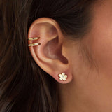 Fleur Earring Set in Gold