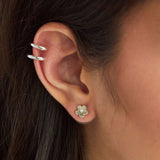 Fleur Earring Set in Silver