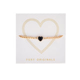 Freya Bracelet in Black/Gold