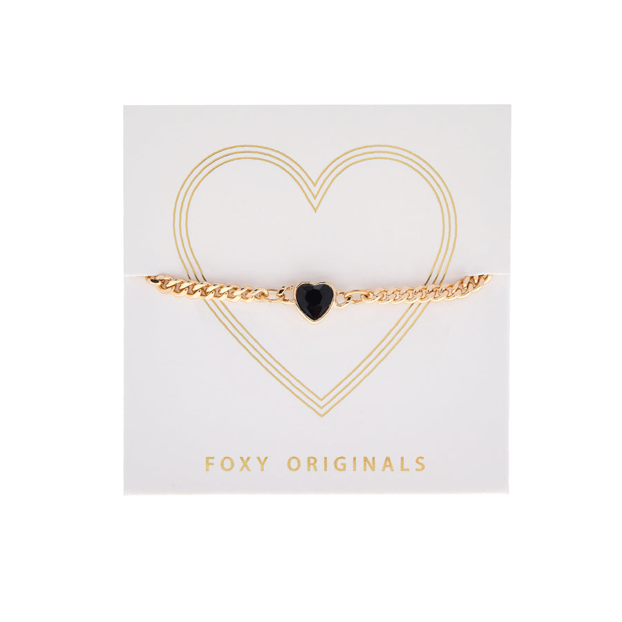 Freya Bracelet in Black/Gold