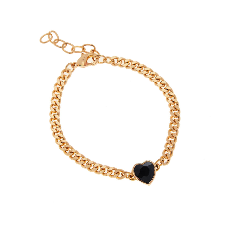 Freya Bracelet in Black/Gold