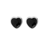 Freya Earrings in Black/Silver