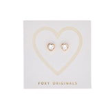 Freya Earrings in Crystal/Gold