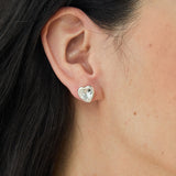 Freya Earrings in Crystal/Silver